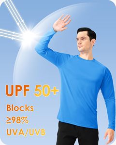 เสื้อรัดกล้ามเนื้อป้องกันรังสียูวีแบบสั่งทำได้ 男女  ผ้าผสมสแปนเด็กซ์และโพลีเอสเตอร์  ป้องกันการระคายเคือง  รับผลิตแบบ OEM ขายส่ง - Product Image 5