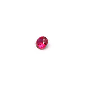Pierres de rubis synthétiques rondes taille brillant 1,8 mm, couleur rouge, pierres précieuses en vrac certifiées par un tiers, lot de 1000 pièces pour la fabrication de bijoux - Product Image 2