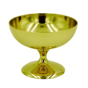 Royal Brass <b>Wine</b> <b>Goblet</b> Handcrafted Engraved Chalice Vintage Metal Cup Elegant Wedding Table Decor Accent - Product Image 3