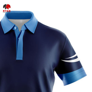 เสื้อโปโลผู้ชายแบบสวมหัว ดีไซน์พิเศษจาก Ryan Pro Gear พร้อมโลโก้สั่งทำ ทรงปกติ - Product Image 3