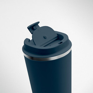 Bicchiere in acciaio inox 350ml con tutore stile aziendale tazza di caffè - Product Image 6