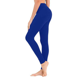Leggings en satin taille haute pour femmes, doux, moulants, effet ventre plat, fitness, personnalisables, 23 couleurs, vente en gros et en vrac pour le yoga - Product Image 5