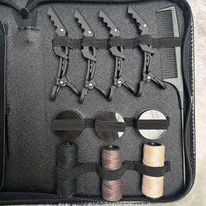 Kit professionnel d'extensions capillaires Micro-Link en acier inoxydable de qualité chirurgicale, pinces à fixation forte, outils pour extensions à bandes adhésives, usage domestique - Product Image 4