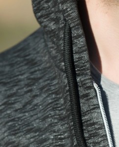 SIMURA FASHIONS Men's Hooded <b>Zipper</b> <b>Sweatshirt</b> Solid Color Casual Knitted Hoodie Regular Fit Autumn Wear - Product Image 6