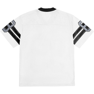 Custom Mesh Football Jersey V Neck Short Sleeve 99 Number Brown Tan Men Adults Breathable Summer Streetwear Heat-Transfer Print - Product Image 6