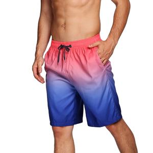 Pantalones cortos de playa de lona de cintura media de verano informales para hombre Ropa de calle de surf de secado rápido con estampado de patrón - Product Image 3