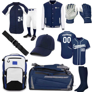 Ensemble d'uniformes de baseball à prix imbattable – Tenue d'équipe haute performance en tissu polyester respirant et à séchage rapide - Product Image 1