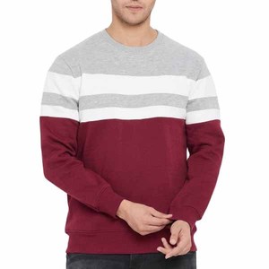 Wholesale Men's Custom <b>Designs</b> Crew Neck Pullover Sweatshirt Regular Fit Knitted Casual Autumn Breathable Men Sweatshirts - Product Image 4