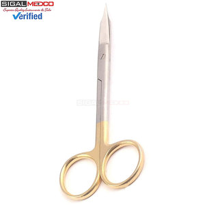 Tijeras de Tenotomía Stevens 4.5, Curvas, Supercorte, Hoja Serrada, Acero Inoxidable Alemán, Instrumento Quirúrgico de Precisión - Product Image 4