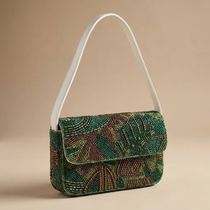 Sac de soirée bohème fait main personnalisé en polyester perlé, sac à bandoulière de créateur, pochette de luxe pour femme, prix d'usine, vente en gros - Product Image 3
