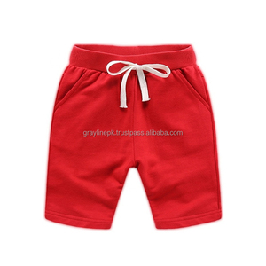 Shorts de jogging décontractés pour hommes en coton 100% à taille mi-haute avec cordon de serrage - Product Image 3