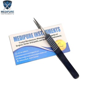 Micro-pinces de haute qualité en acier inoxydable, instruments microchirurgicaux de précision pour la microchirurgie vasculaire, la neurochirurgie, l'ORL et la chirurgie plastique - Product Image 3