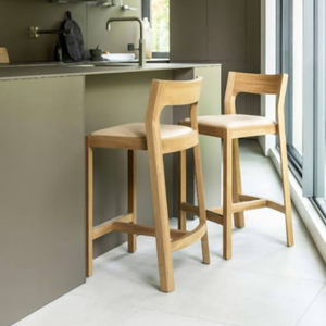 Taburete de madera de teca maciza para exteriores e interiores Home Snd bar Fabricación de muebles en Indonesia - Product Image 5