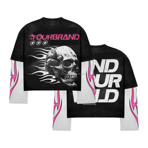 Camiseta Corta sin Mangas de Alta Calidad con Diamantes y Efecto Desgastado, Camiseta Personalizada con Estampado de Diamantes de Imitación Lavada al Ácido para Hombre - Product Image 1