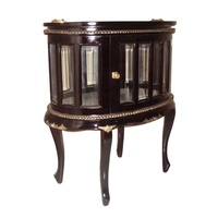 Table basse Vintage, Reproduction Antique, Table à thé en bois avec plateau supérieur conçu pour ameublement de meubles de salon classiques