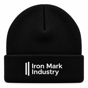 Iron Mark Industry <b>Beanie</b> <b>Hat</b> Unisex Solid Color Embroidery Logo Warm Breathable Waterproof 100% <b>Wool</b> Knit Cap Casual Winter - Product Image 3