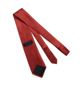 Corbata Masónica de Seda Negra con Bordado Dorado de Escuadra y Compás - Corbata para Rito Masónico - Product Image 5