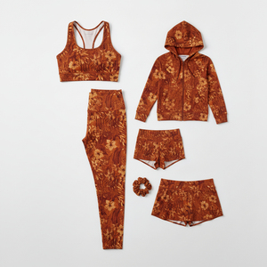 Ensembles de yoga et de sport sans couture, unis, grandes tailles, avec pantalon push-up et soutien-gorge dos croisé pour un maintien optimal, pour l'entraînement et la gym - Product Image 4