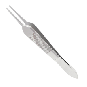 เครื่องมือผ่าตัดจุลศัลยกรรมตา สแตนเลสสตีล ใช้ซ้ำได้ ยี่ห้อ Tying St Martin Forceps ขนาด 0.3 มม. พร้อมแท่นยึดขนาด 9 ซม. - Product Image 1