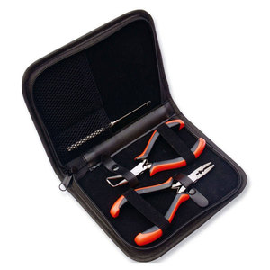 Ensemble d'outils pour extensions de cheveux comprenant des pinces et des ciseaux professionnels, kit de retrait d'extensions de cheveux avec des outils de maquillage et de beauté - Product Image 1
