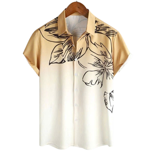 Lui et elle Aloha chemises assorties style hawaïen de couple Beachwear - Product Image 2