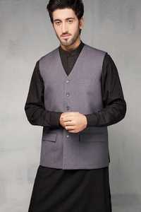 Chaleco Festivo para Hombre, Estilo Pakistaní, Tradicional, Bordado, para Bodas y Fiestas, Colores y Tallas Personalizadas, Venta al Por Mayor - Product Image 6