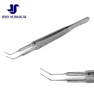 Pinzas Profesionales O'Gawa-Utrata para Capsulorrexis, Modelo GU-8765, Ejes Angulados de 3 7/8 Pulgadas, Puntas Finas y Delicadas, Texturizadas y Antideslizantes - Product Image 4