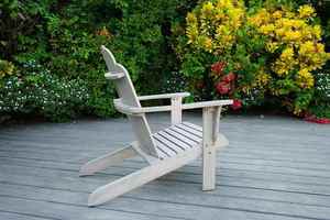 เก้าอี้ไม้ Adirondack สำหรับใช้งานกลางแจ้ง ทนทาน พร้อมพนักพิงแข็งแรงและขาเรียว สำหรับนั่งพักผ่อนในลานบ้าน - Product Image 3