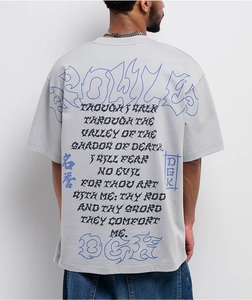 Camiseta Oversize Holgada para Hombre con Hombros Caídos y Costuras en Contraste, de Algodón, Manga Corta, Estilo Casual Urbano - Product Image 2