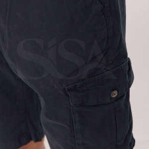 Mens Cargo Shorts 100% Cotton Solid Premium Outdoor Multi Pocket Casual Summer Wear Breathable Eco-Friendly Quick Dry Factory - Product Image 6