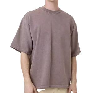 Camisetas de Hombre Estilo Vintage, Teñidas con Pigmentos, Elásticas, 100% Algodón, Hombros Caídos, Estilo Chino, Personalizables - Product Image 1