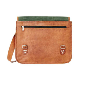 Porte-documents de luxe vintage en cuir véritable pleine fleur pour homme - Sac de travail professionnel multi-poches - Product Image 2