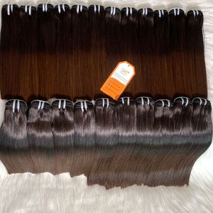 Extensiones de cabello de trama de alta calidad 100%, cabello lacio de hueso, cabello humano vietnamita 100%, longitud de 8 10 pulgadas, gran stock - Product Image 4