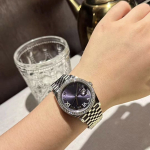 ARF GS SK Factory Lavender dial 31mm diamond women gift mechanical <b>watch</b> 2236/JP/CN movement Fashion Luxury Women Casual <b>Watch</b> - Product Image 1