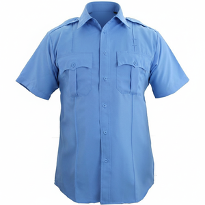 Uniforme de sécurité unisexe de qualité supérieure, chemise à manches courtes à col pour hommes en vrac - Product Image 6