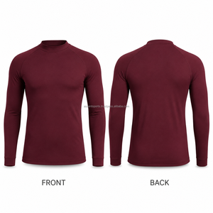 <b>Men</b> <b>Compression</b> <b>Shirt</b> OEM Custom Tight Fit Base Layer Training Top Quick Dry Breathable Anti-Bacterial Eco-Friendly - Product Image 1