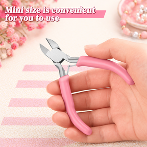 4 Inch Stainless Steel Side Cutters for Jewelry Making Diagonal Pliers <b>Wire</b> Cutters Mini Jewelry Tool <b>Wire</b> Zip Ties <b>Crafting</b> - Product Image 3