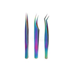 Pince à épiler à volume droit et mince pour extension de cils - Product Image 1