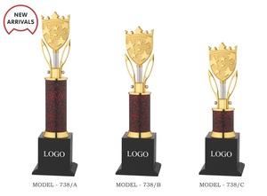 โล่รางวัลไม้พรีเมียม โล่โลหะและไม้ รางวัลเกียรติยศแบบกำหนดเอง ถ้วยรางวัลเฉลิมฉลองสำหรับความเป็นเลิศในสำนักงานและโรงเรียน - Product Image 1