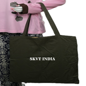 Heavy-Duty <b>Large</b> Custom Printed Logo Cotton Canvas Tote Handbag for Women Blank <b>Beach</b> Shopping Tote <b>Bag</b> Eco-Friendly Reusable - Product Image 1