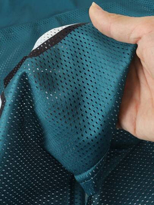Maillot de football américain pour homme, vert sarcelle, numéro 23, en twill, col en V, manches courtes, coupe classique, respirant, en polyester - Product Image 5