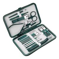 Nouvel ensemble professionnel de manucure et pédicure en acier inoxydable de haute qualité, kit de soin des ongles pour hommes et femmes