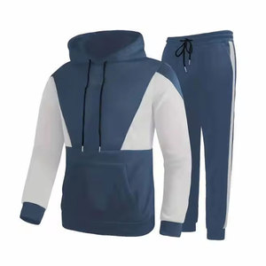 New Design Men Hoodie Jogger <b>Tracksuit</b> Set Heavyweight Fleece Casual Streetwear OEM ODM Wholesale - Product Image 1