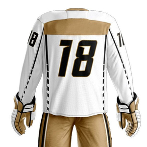Uniforme de Hockey sobre Hielo Personalizado para Mujer, Sublimación de Alta Calidad, Logotipo Personalizado OEM, Ropa Deportiva, Uniformes de Hockey sobre Hielo para Hombre - Product Image 5
