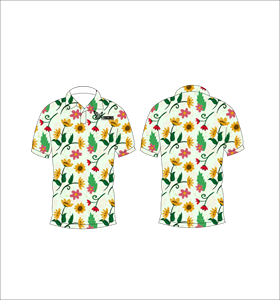 เสื้อโปโลพิมพ์ลายดอกไม้เขตร้อนสำหรับผู้ชาย แขนสั้น สวมใส่สบาย เหมาะสำหรับฤดูร้อน เล่นกอล์ฟ น้ำหนักเบา มีปก แฟชั่น - Product Image 5