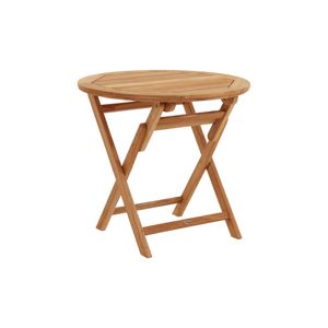Outdoor Solid Teak Round <b>Folding</b> Dining <b>Table</b>-Waterproof Eco-Friendly Durable Modern Design - Product Image 1