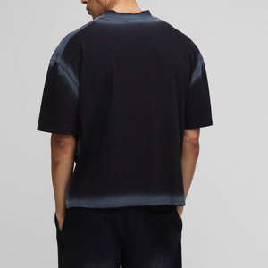 Men Dark Color <b>Drop</b> Shoulder <b>Acid</b> Washed T Shirt For Sale With Custom Logo And Design In Low Prices Wholesale rate OEM - Product Image 5