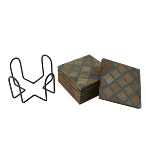 Eco Friendly Wooden Coaster <b>Set</b> Reusable Drink Mats for Coffee Shops and Restaurants - Product Image 4