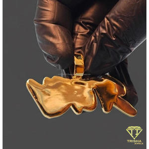 Lab Grown Diamond Custom <b>Name</b> Pendant Iced Out Hip Hop Necklace Gold Bling <b>Chain</b> Personalized Jewelry Gift - Product Image 4
