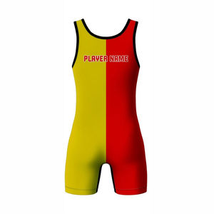 Nuevo Singlet de Lucha Libre Hecho con el Mejor Material, Spandex/Poliéster Elástico, Uniformes de Entrenamiento Duraderos para Adultos, Precio de Fábrica - Product Image 3